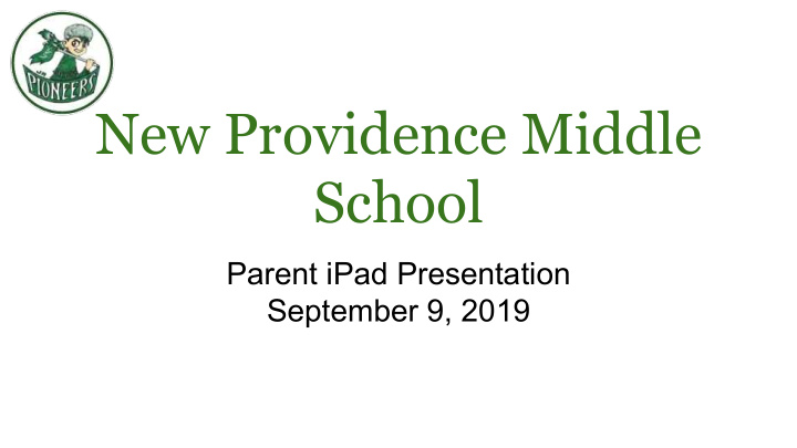 new providence middle school