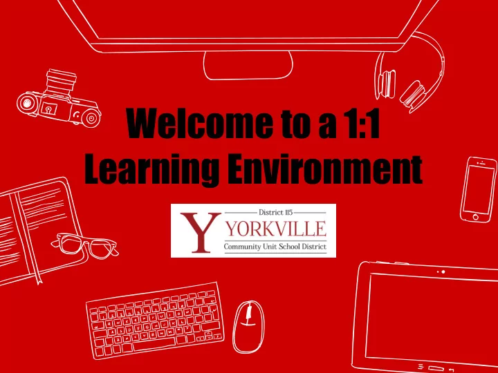 welcome to a 1 1 learning environment operation y 1 1 5