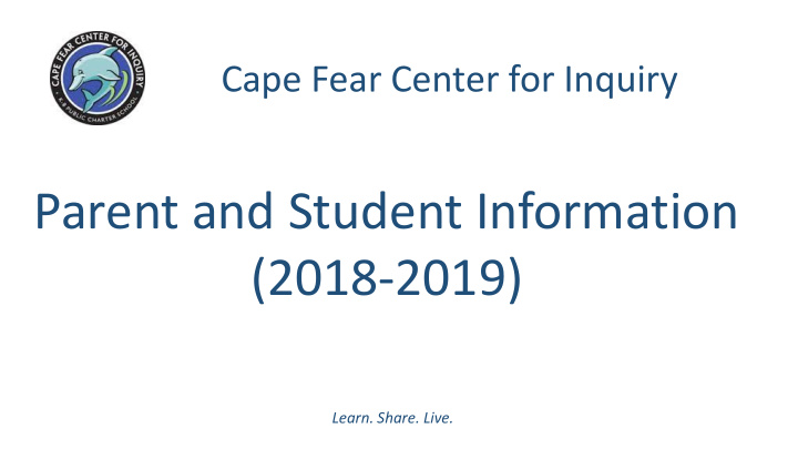 parent and student information 2018 2019