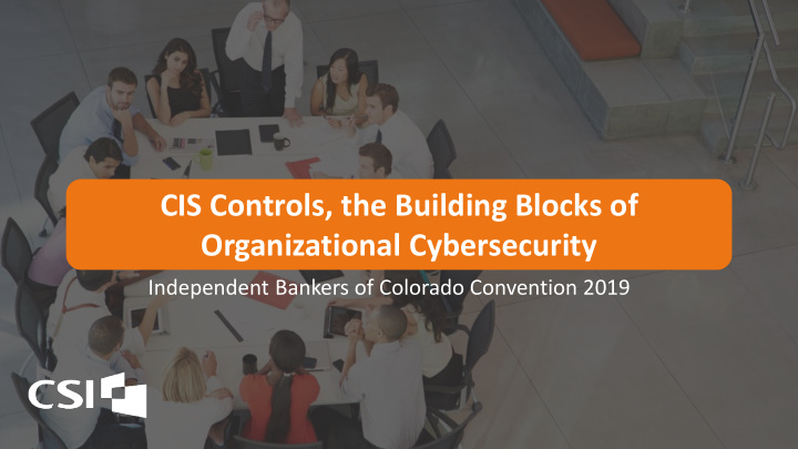 cis controls the building blocks of organizational