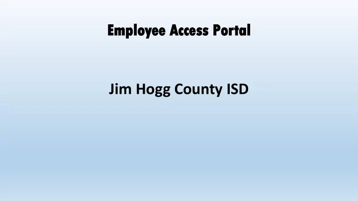 em emplo loyee ee ac access cess portal tal