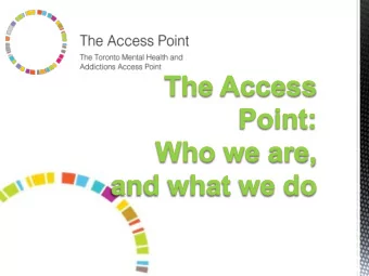 Agenda  What is The Access Point?  What is Individual Support Services (ICM &amp;  ACTT)?
