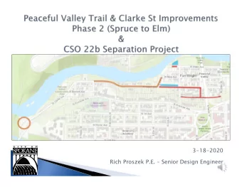 3-18-2020  Rich Proszek P.E.  Senior Design Engineer  Mixed Use Trail (Spruce to Elm &amp;