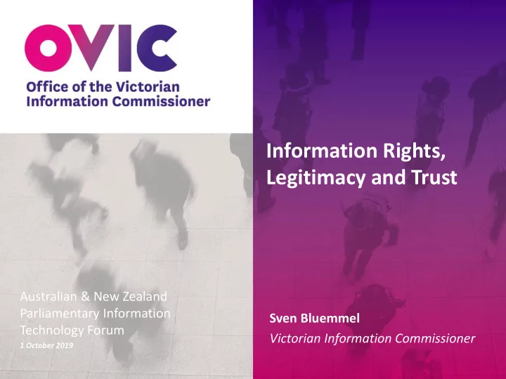 legitimacy and trust