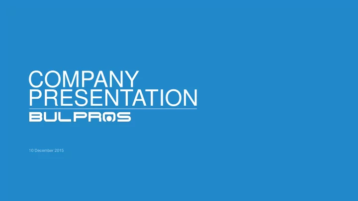 company