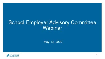 Webinar  May 12, 2020  1  Renee Ostrander, Donna Beaumont,  Veronica Silva-Gil, Brad Hanson  2