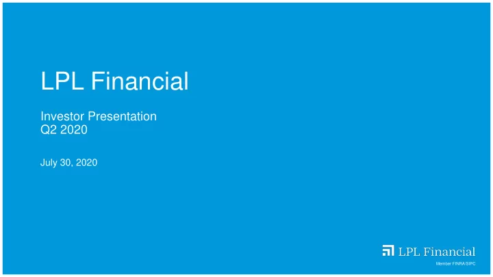 lpl financial