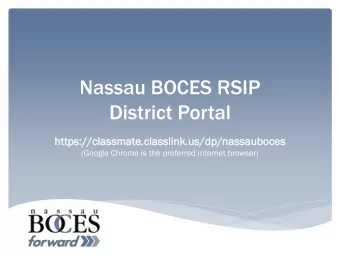 District Portal  https://class  tps://classmat  ate.c  e.classlink.us/dp/n  lasslink.us/dp/nass