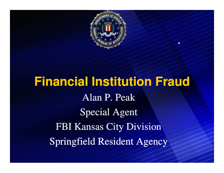 financial institution fraud financial institution fraud
