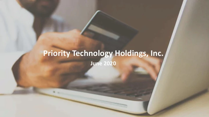 priority technology holdings inc