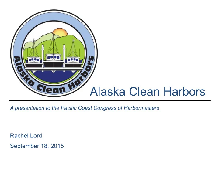 alaska clean harbors
