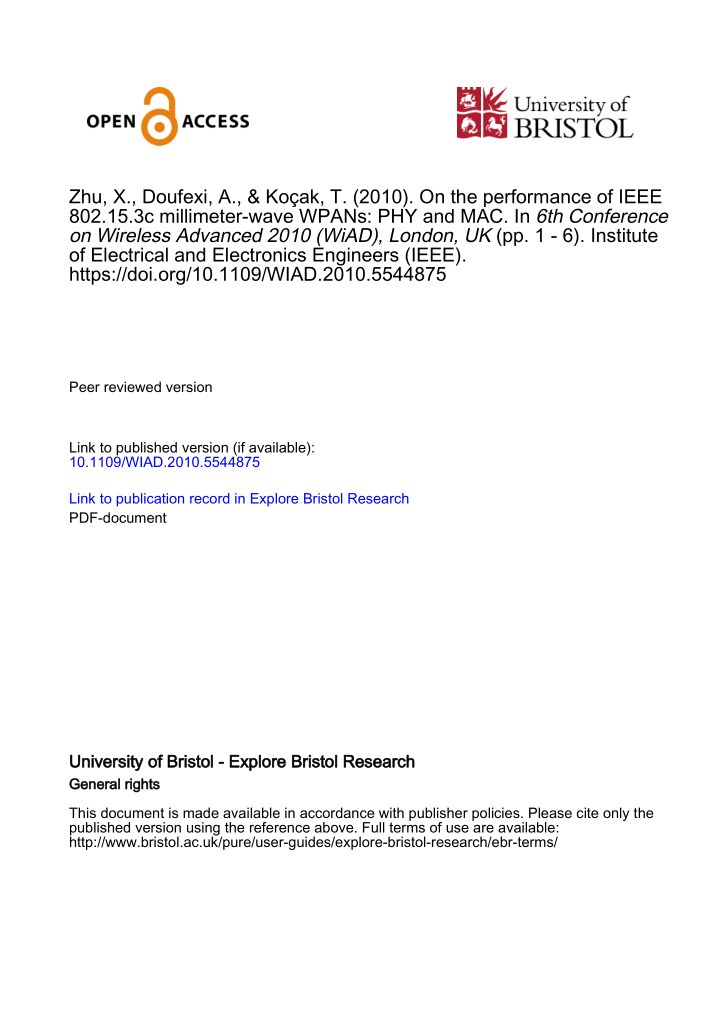 802 15 3c millimeter wave wpans phy and mac in 6th