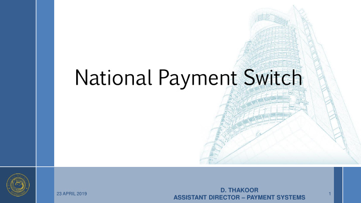 national payment switch