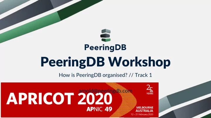 peeringdb workshop
