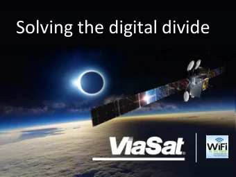 Solving the digital divide  WiFi in the Park Story  We have been in telecom &amp;  Kathy and Danny