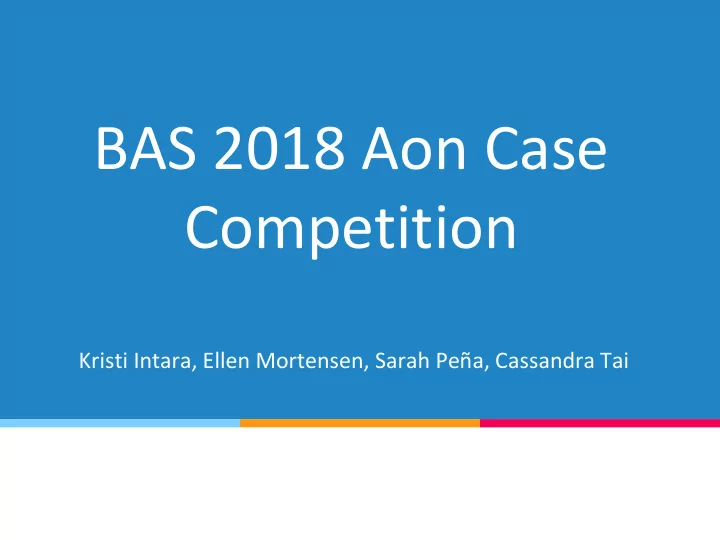 bas 2018 aon case
