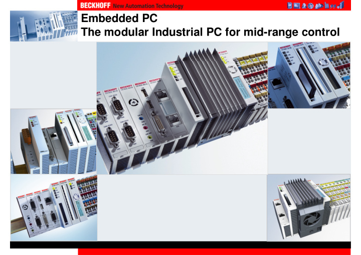 embedded pc the modular industrial pc for mid range