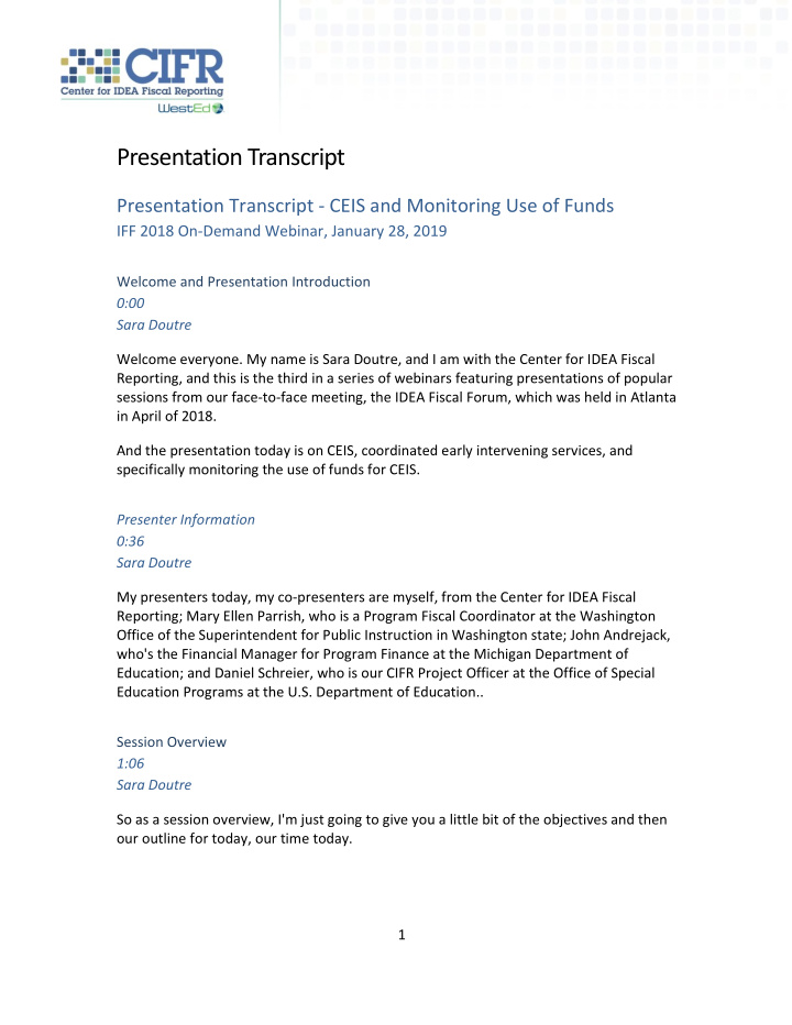 presentation transcript