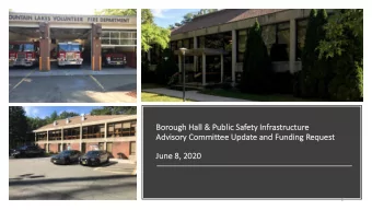 Bo  Borough Hall &amp; Public Safety Infrastru  ructure  Ad  Advis  isory C  Commit  mmittee U