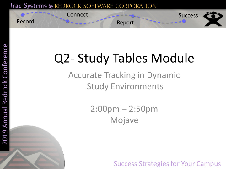 q2 study tables module