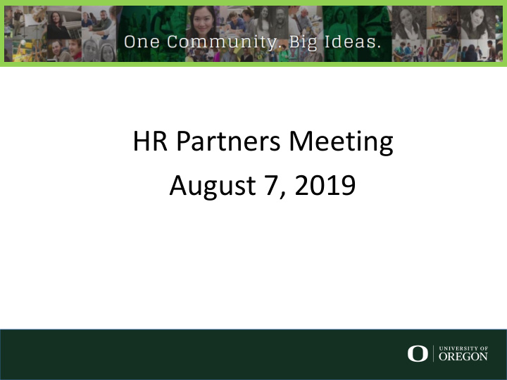 hr partners meeting august 7 2019 pd module training