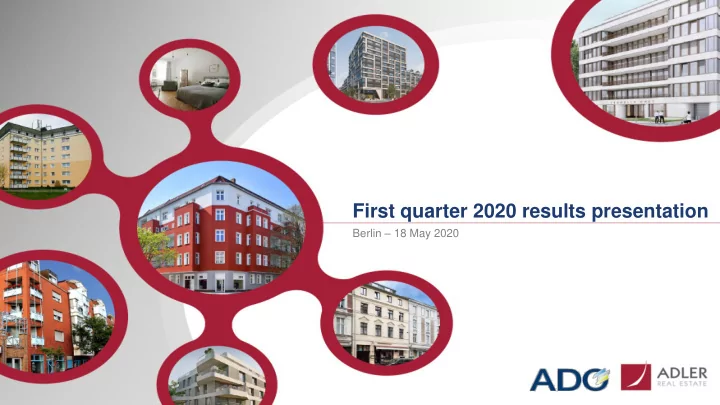 first quarter 2020 results presentation