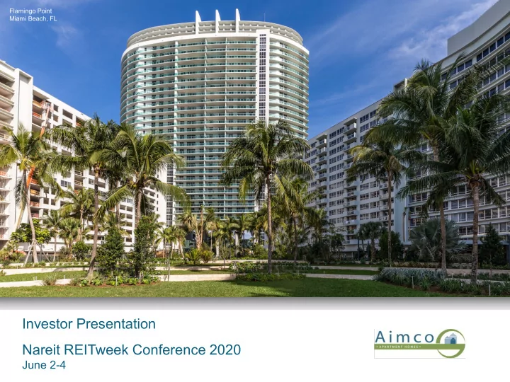 investor presentation nareit reitweek conference 2020