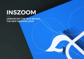 INSZOOM  UNRAVELING THE TALE BEHIND  THE NEW INSZOOM LOGO  Hi there! Im Bhumi, digital