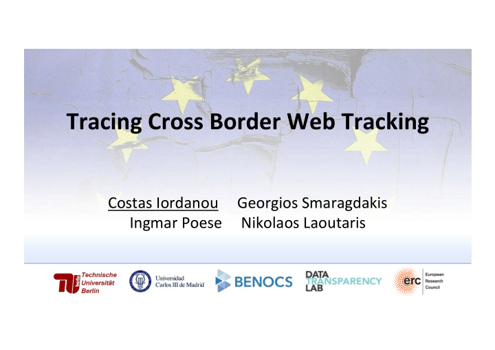 tracing cross border web tracking