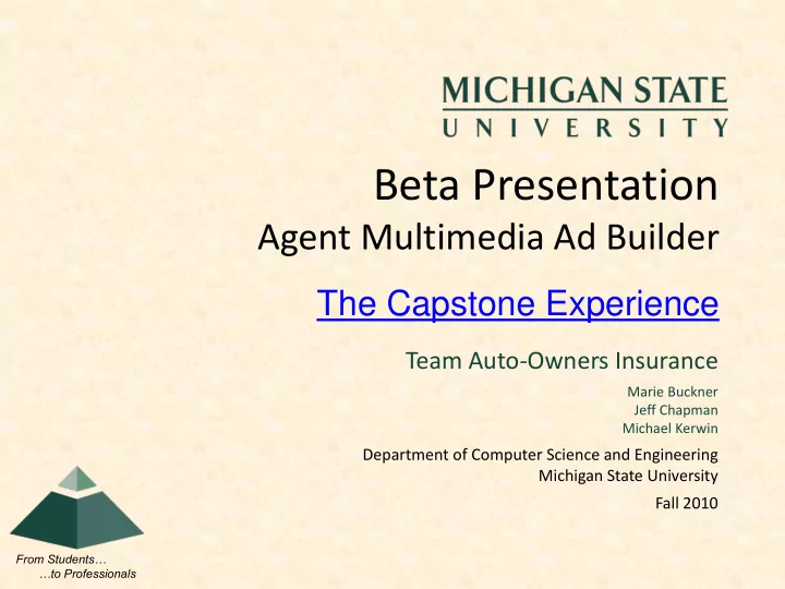 beta presentation