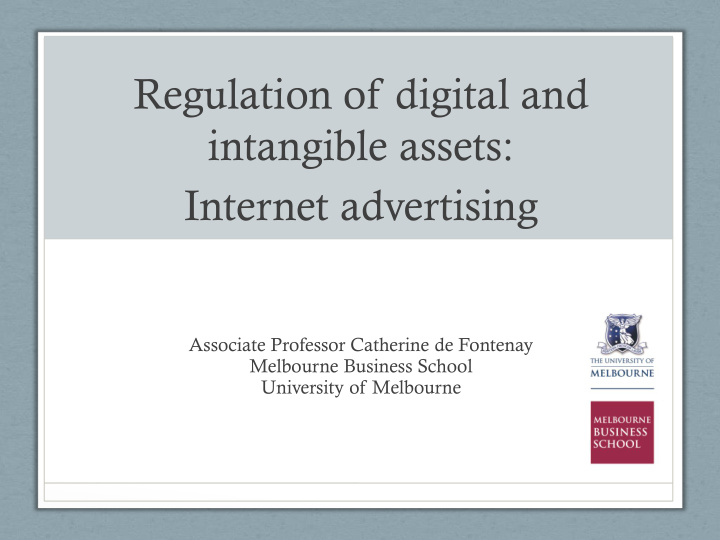 regulation of digital and