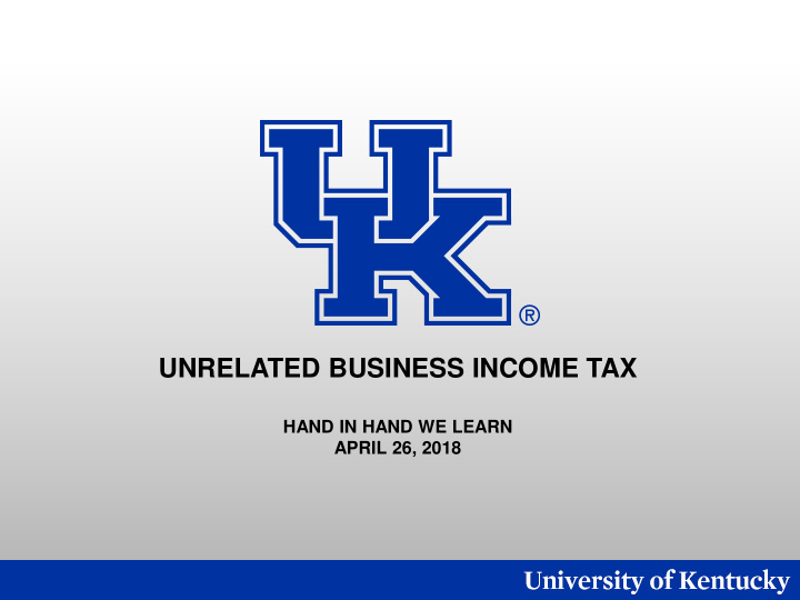 unrelated business income tax