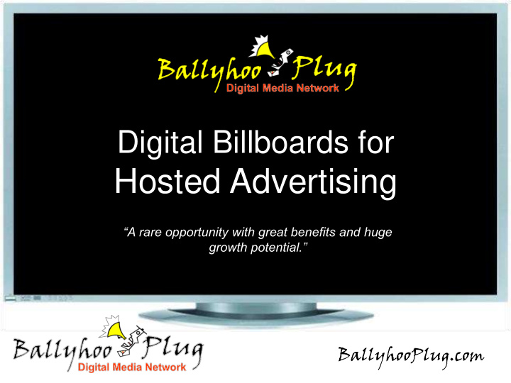 hosted advertising