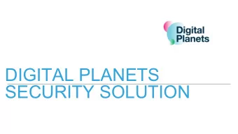 DIGITAL PLANETS  SECURITY SOLUTION  INTRODUCTION  OUR OFFERED SERVICES  Vulnerability  Security