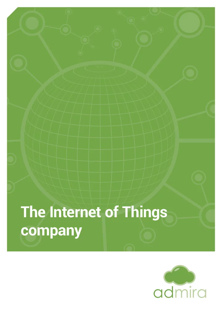 the internet of things company