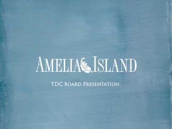 TDC Boar  ard  d Present  esentatio  ation              FY20  2015 15 O BJ TIVES