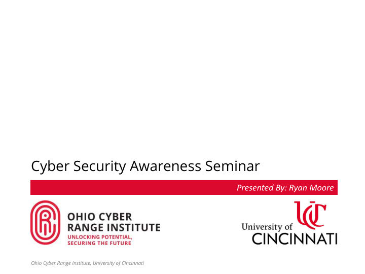 cyber security awareness seminar