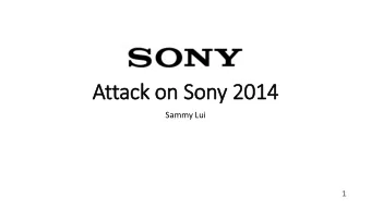 Attack on Sony 2014  Sammy Lui  1  In  Index    Overview    Timeline    Tools    Wiper