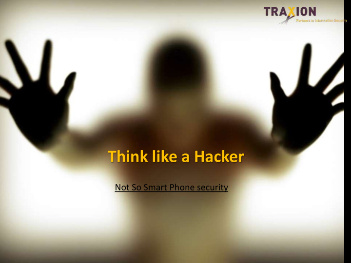 think like a hacker