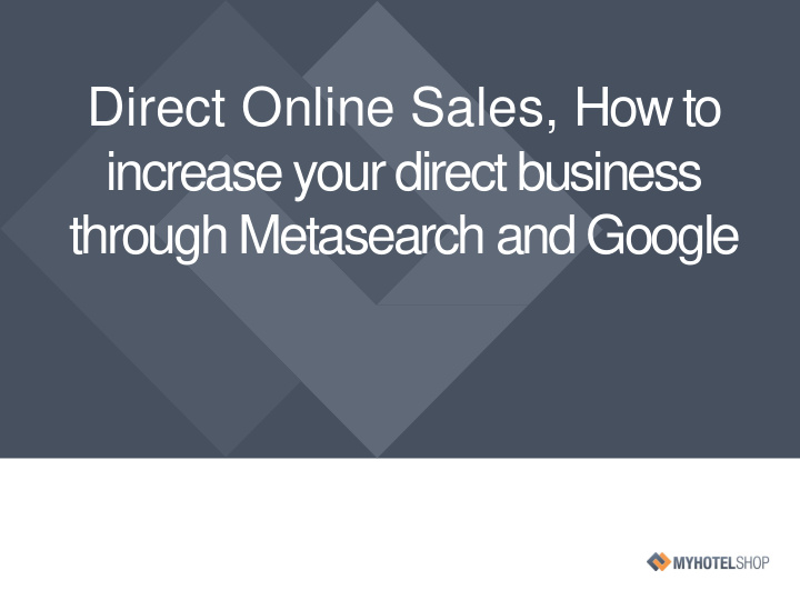 direct online sales how to