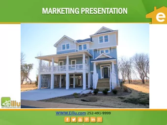 MAR  ARKETING  KETING PR  PRESENT  SENTATI  TION  ON www.eillu.com REDEFINING  SERVICE IN REAL