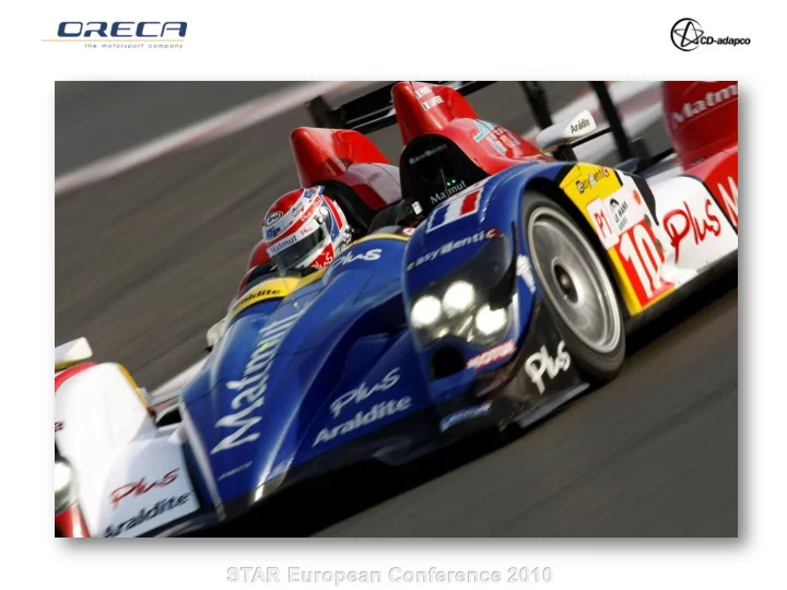 star european conference 2010 aerodynamics developments