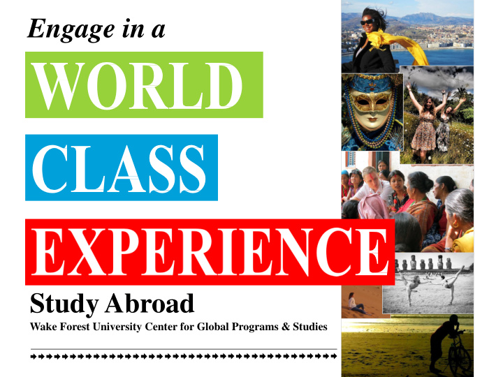 engage in a study abroad