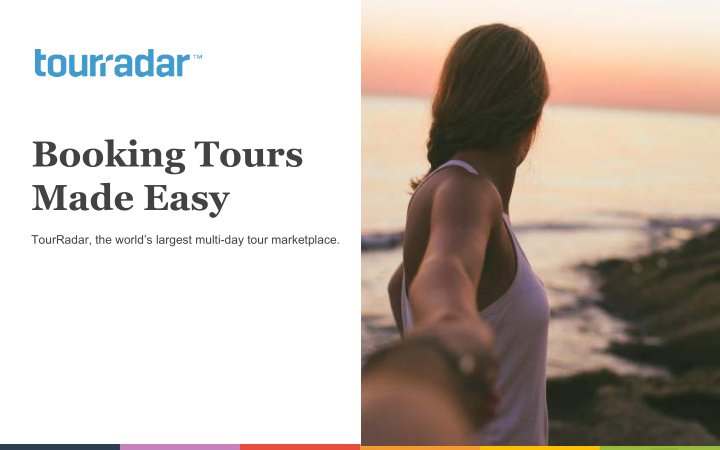 booking tours made easy