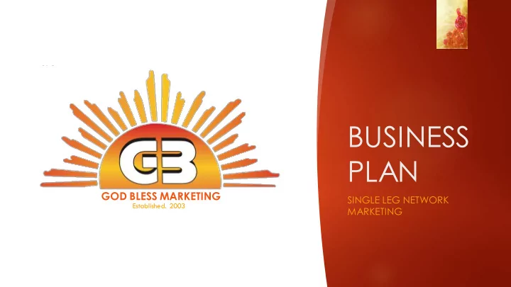 business plan