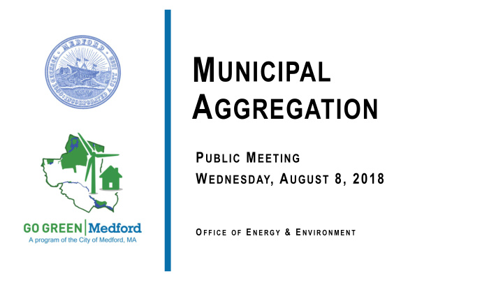 w hat is municipal aggregation