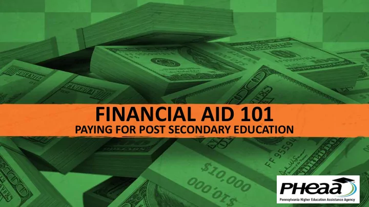 financial aid 101