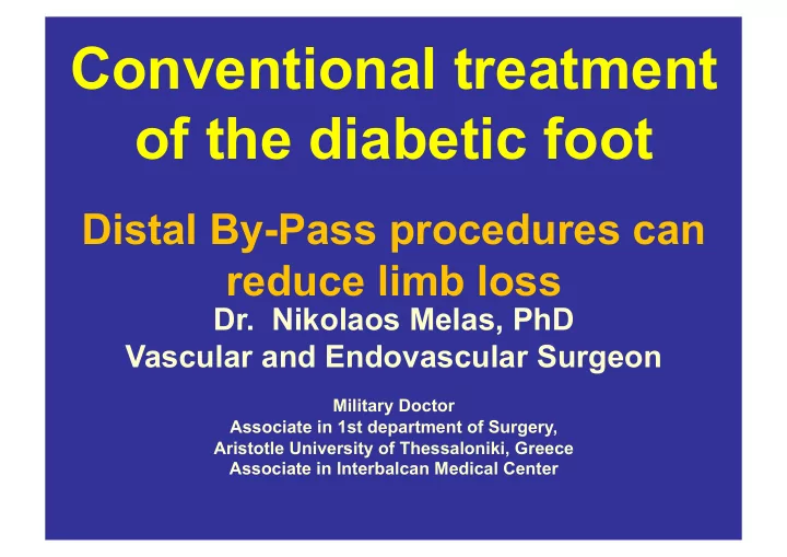 conventional treatment