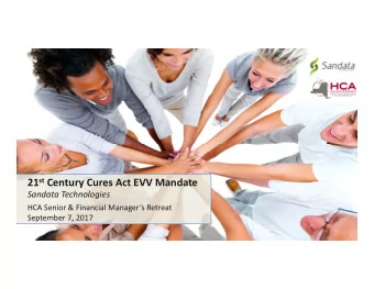 How Electronic Visit Verification (EVV) 21 st Century Cures Act EVV Mandate  will impact your