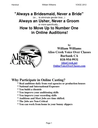 &quot;Always a Bridesmaid, Never a Bride&quot;  (or...  to eliminate gender bias...)  Always an